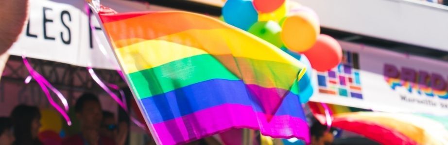 LGBT Pay Gap - Pride flags