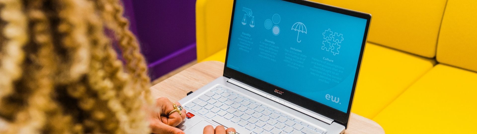 Diversity e-learning laptop